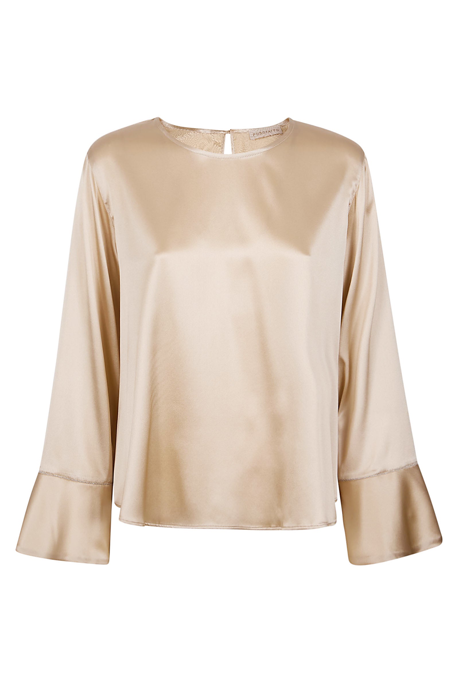 EMILIA Silk Blouse Anthracite