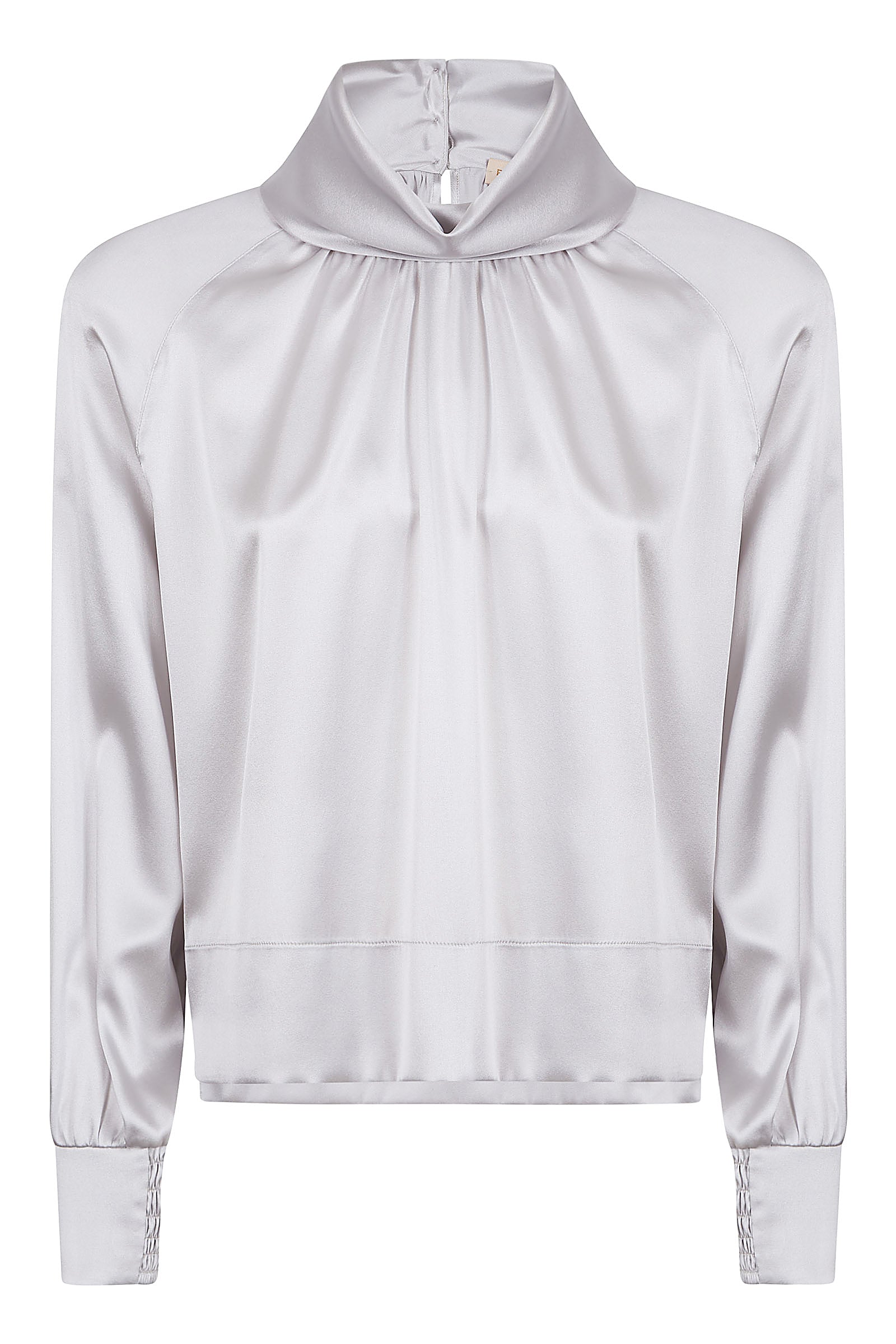 EMMA Silk Blouse Grey