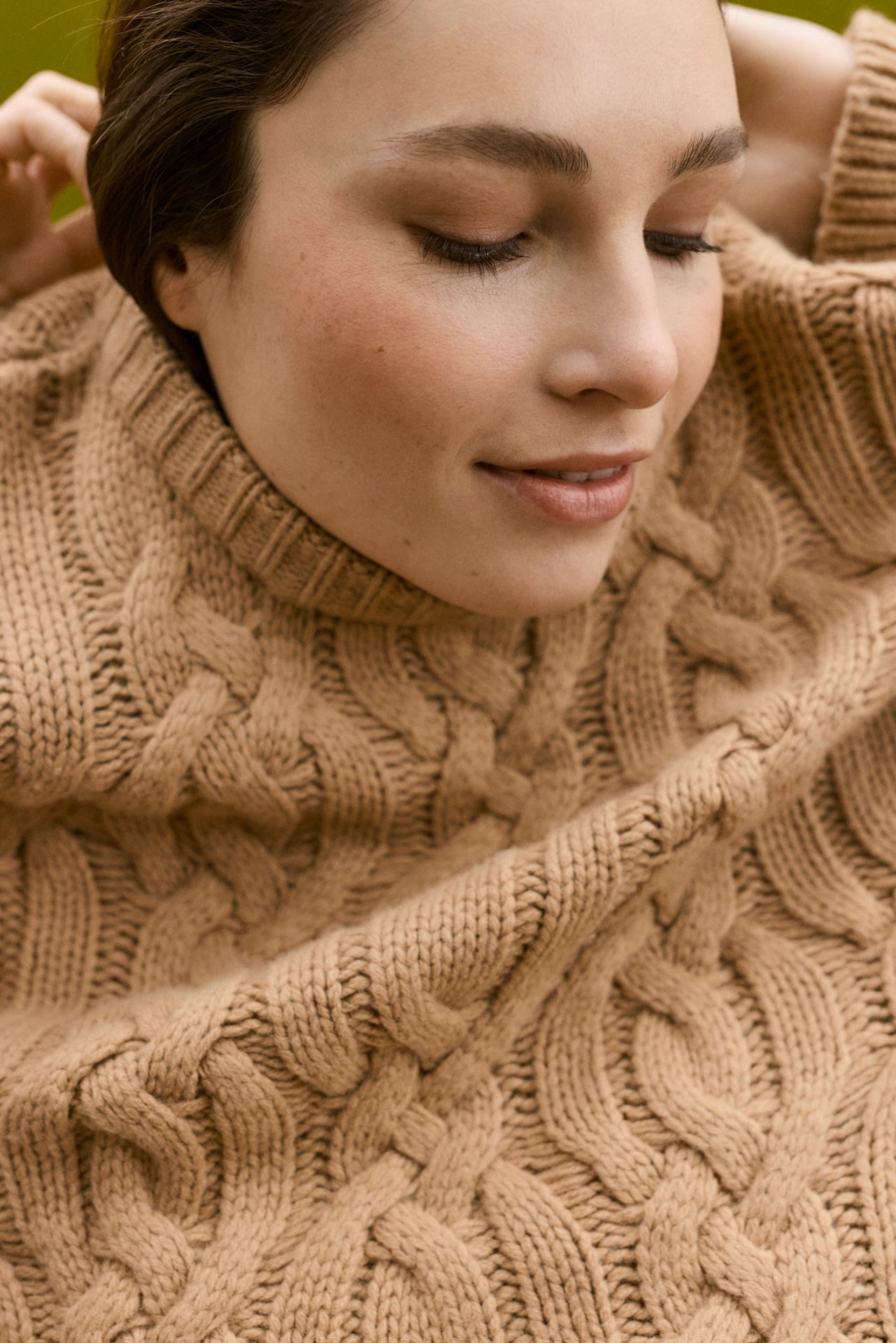HELLENIQUE Pullover Camel