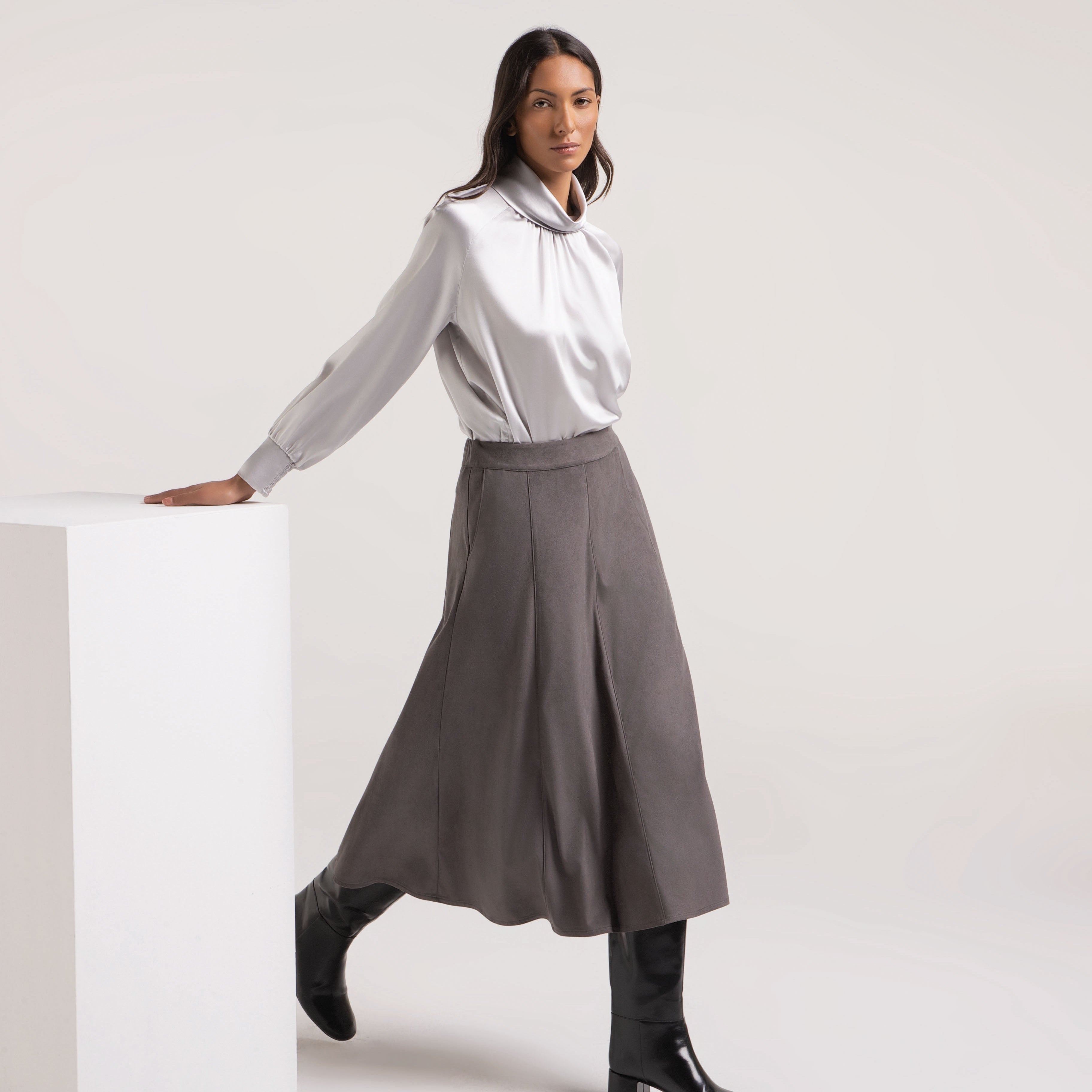 Silk Grey Shirt