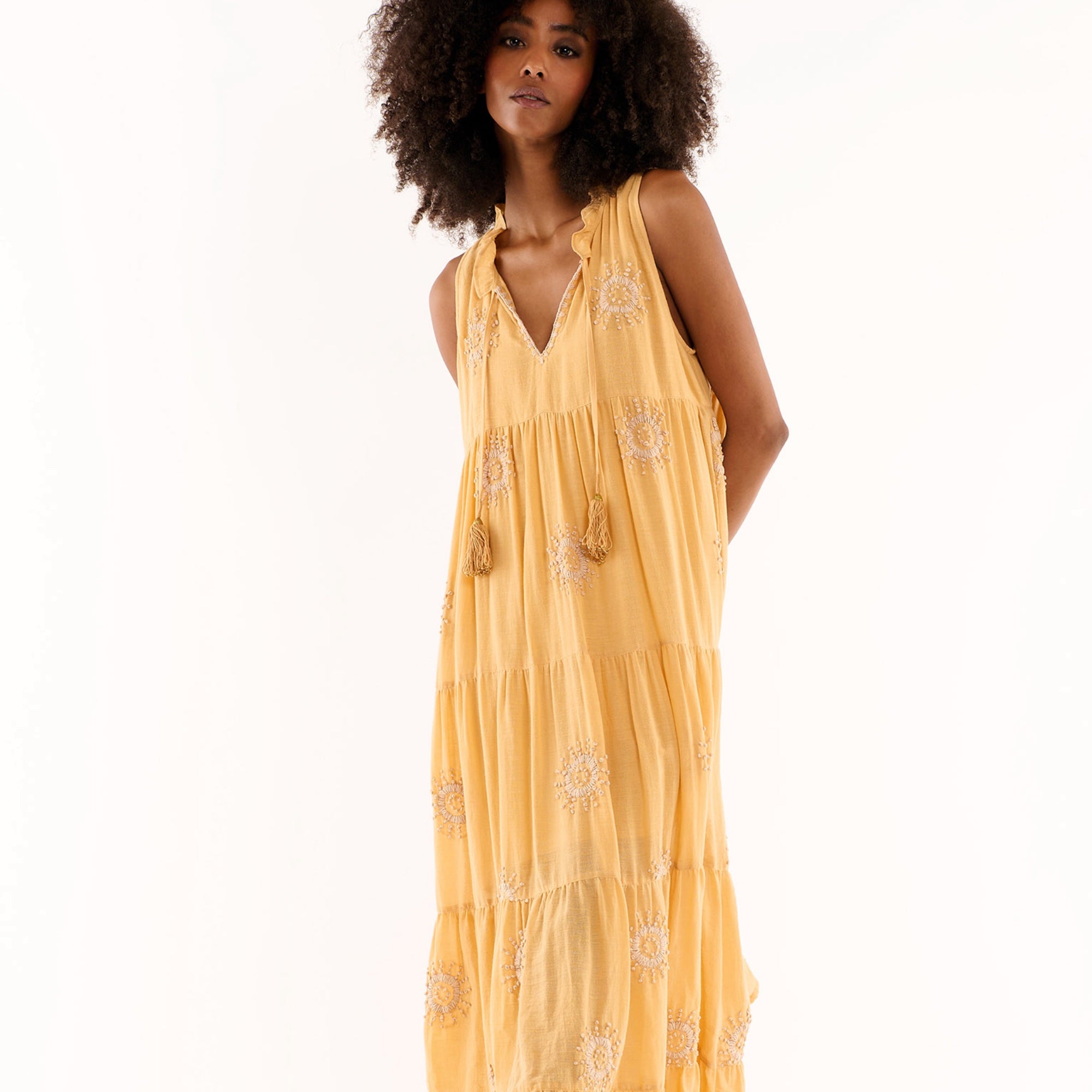 ISIDORE Dress Peach