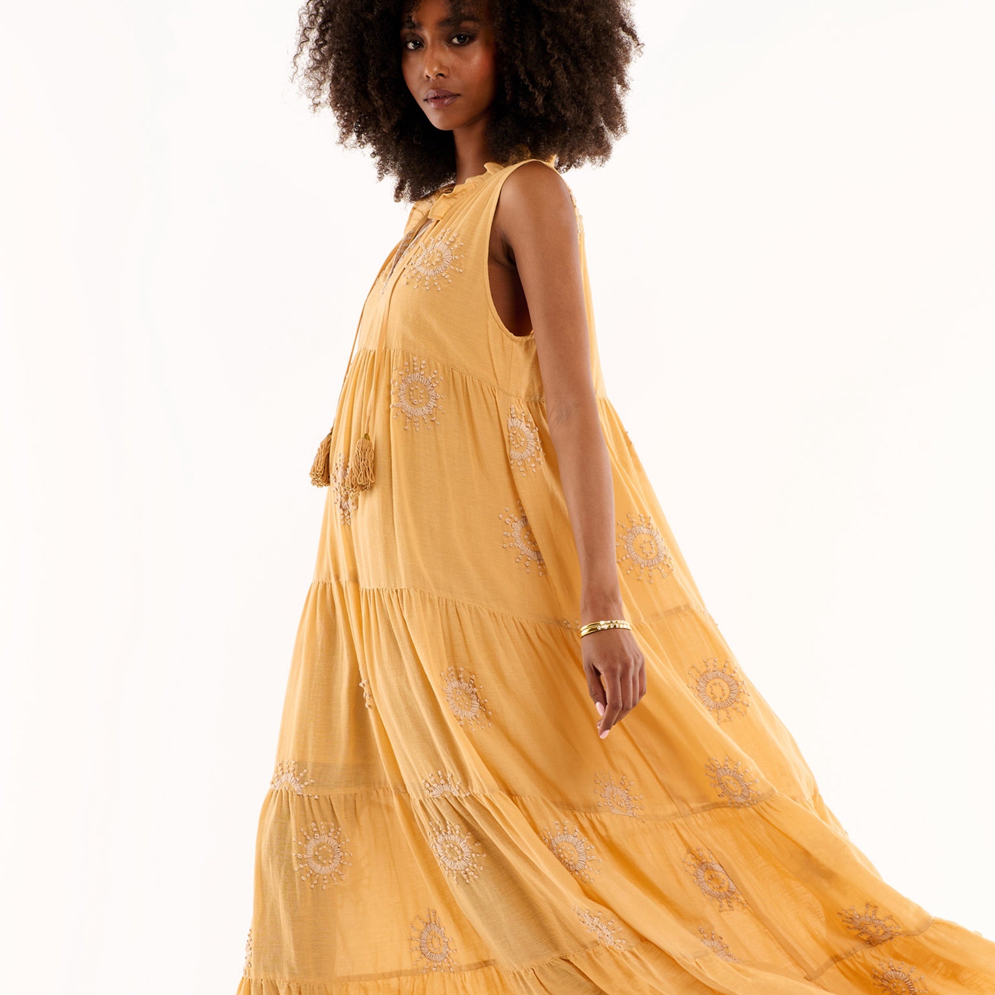 ISIDORE Dress Peach
