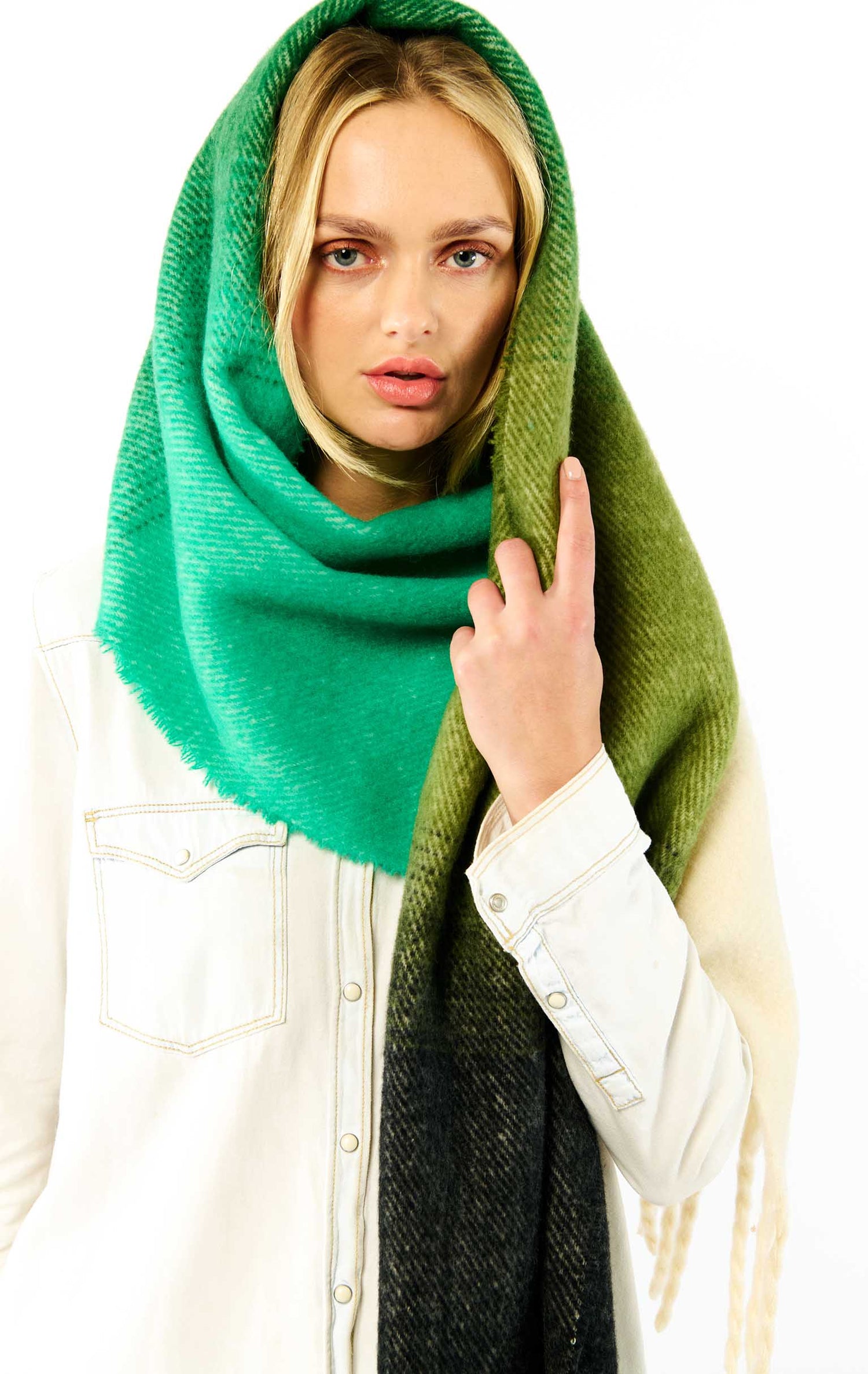 SALINA Scarf Green