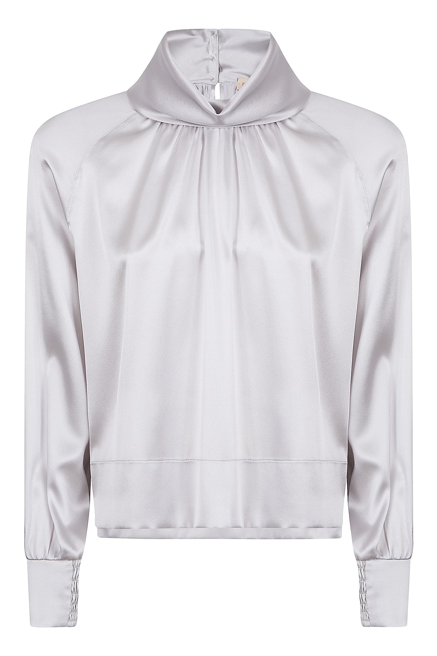 EMMA Silk Blouse Grey