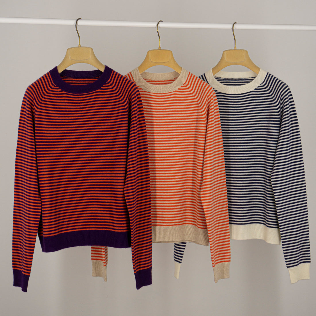 STRIPES Pullover Orange