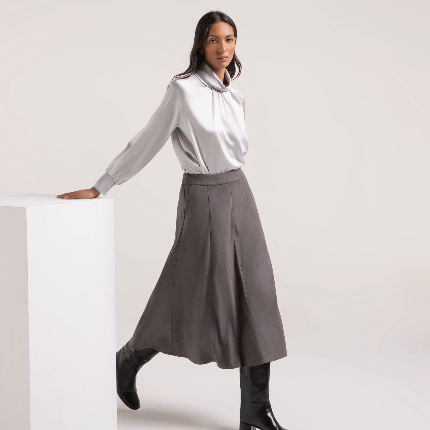 Silk Grey Shirt