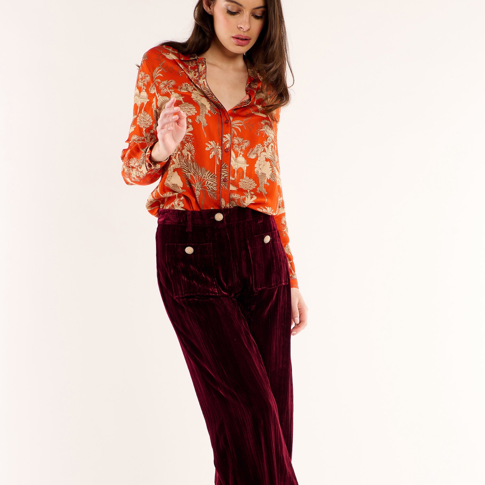 KOFFI Pants Bordeaux