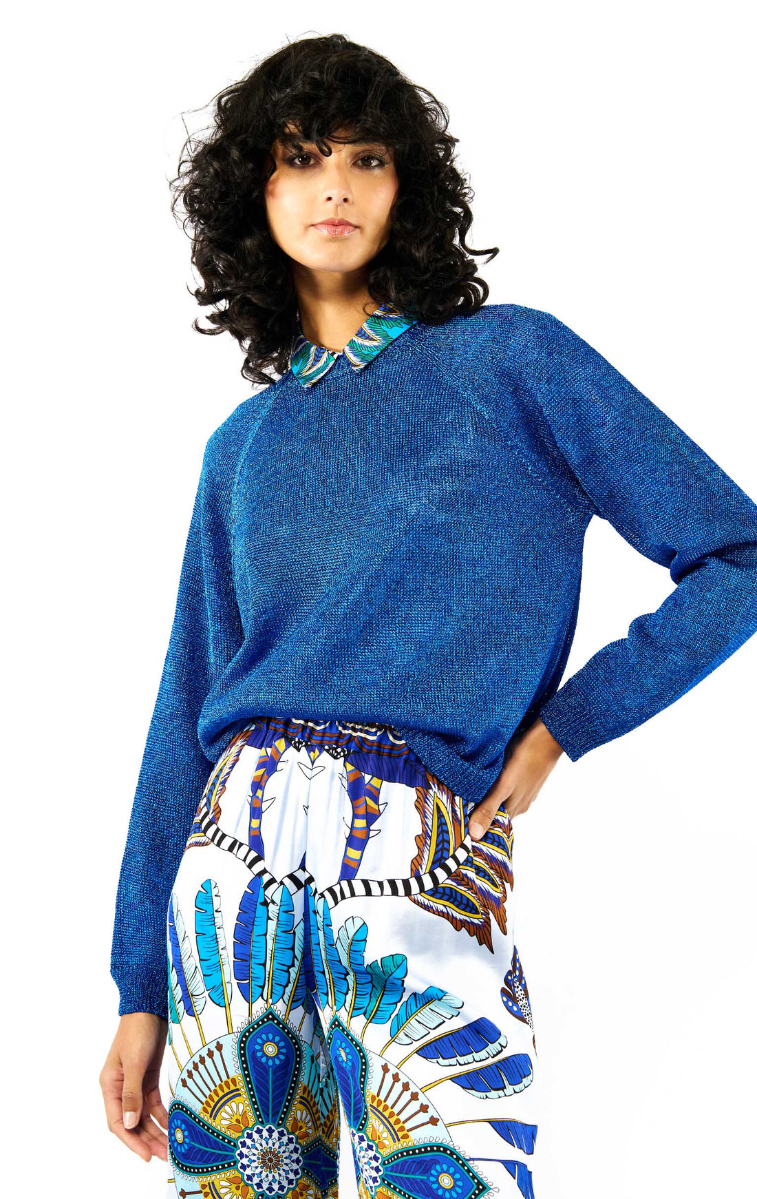 ROMY Sweater Electric Blue