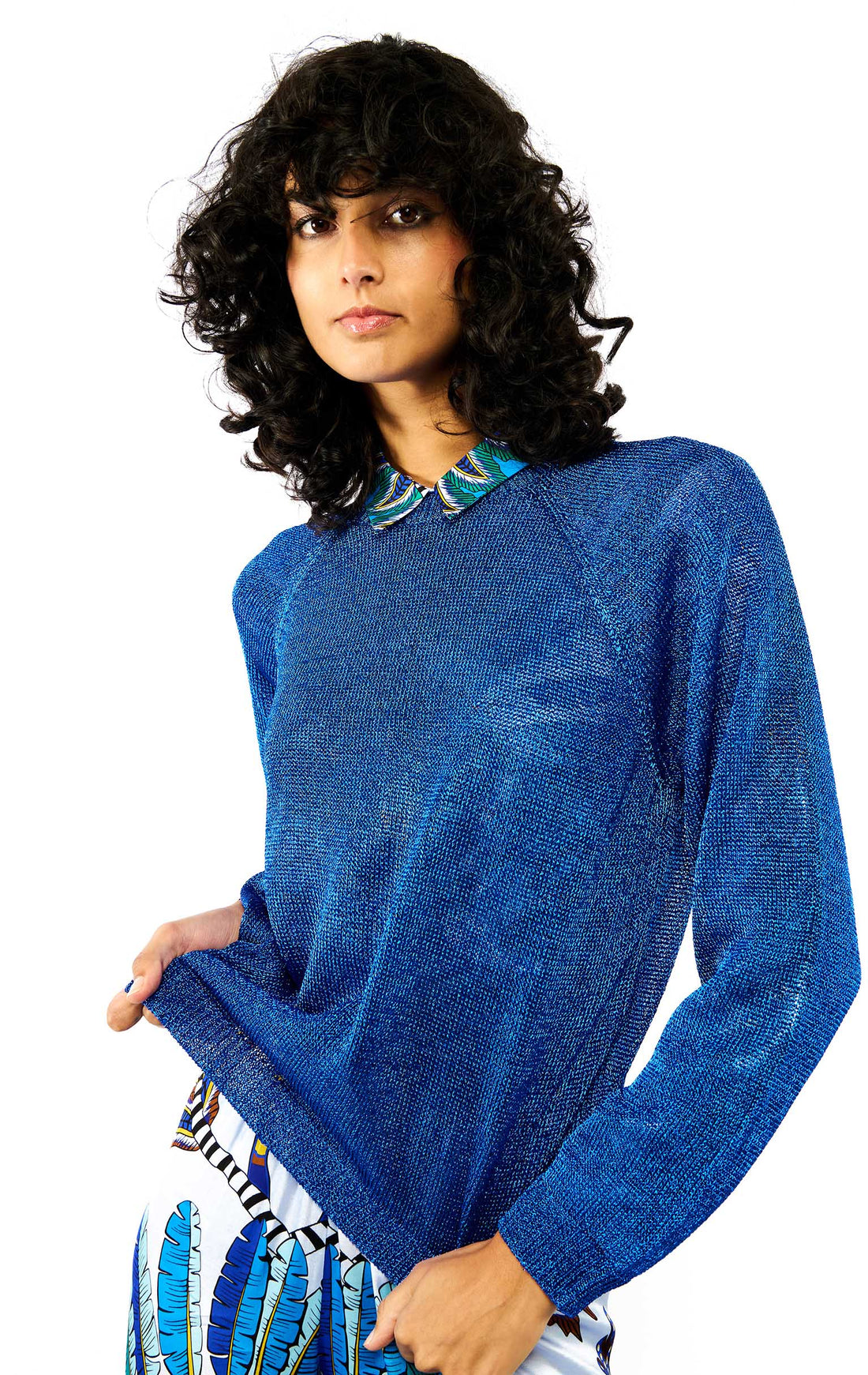 ROMY Sweater Electric Blue