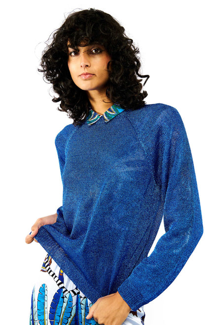 ROMY Sweater Electric Blue