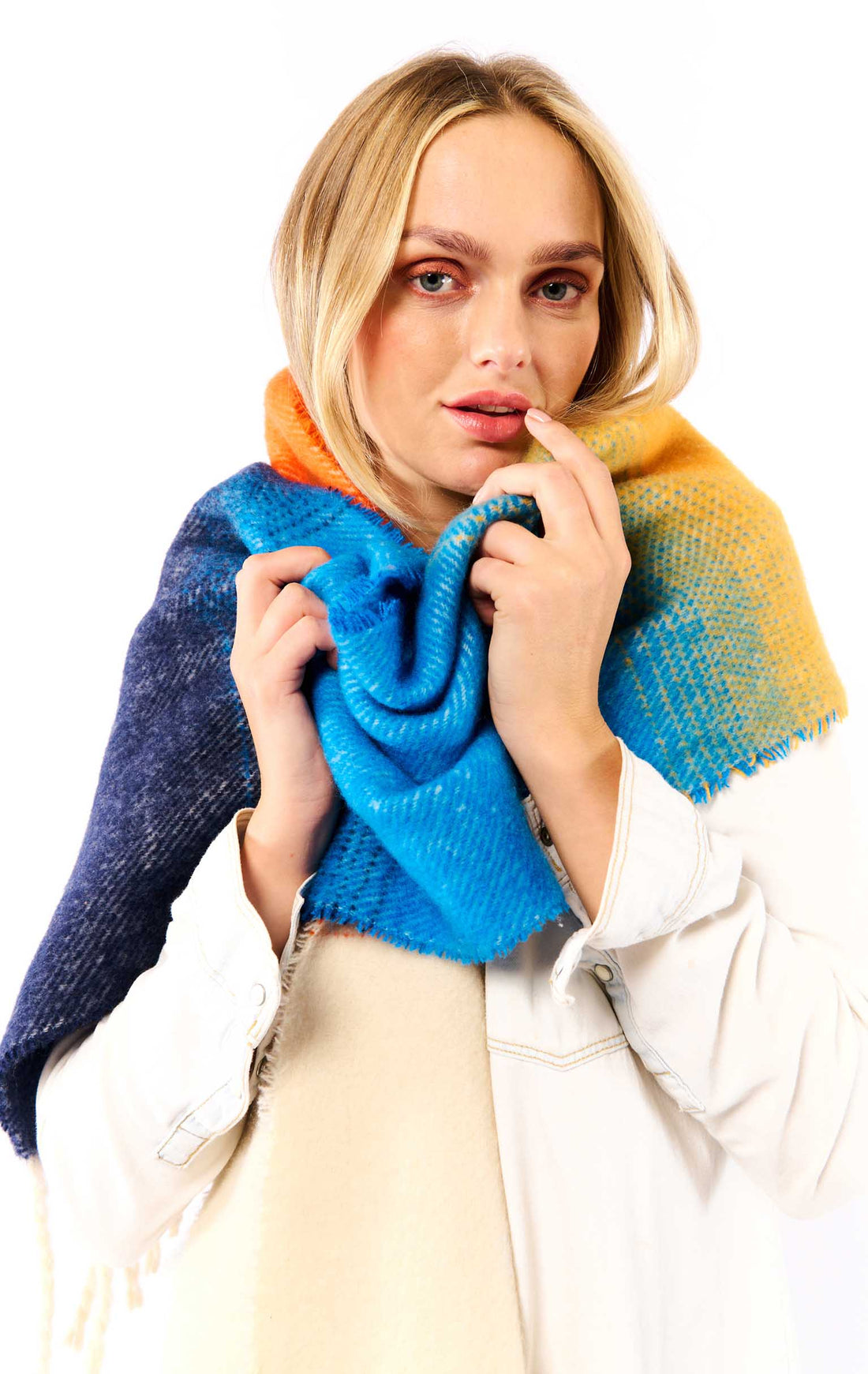 SALINA Scarf Blue