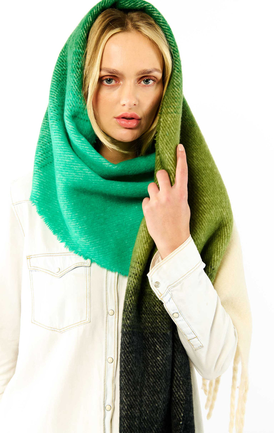 SALINA Scarf Green