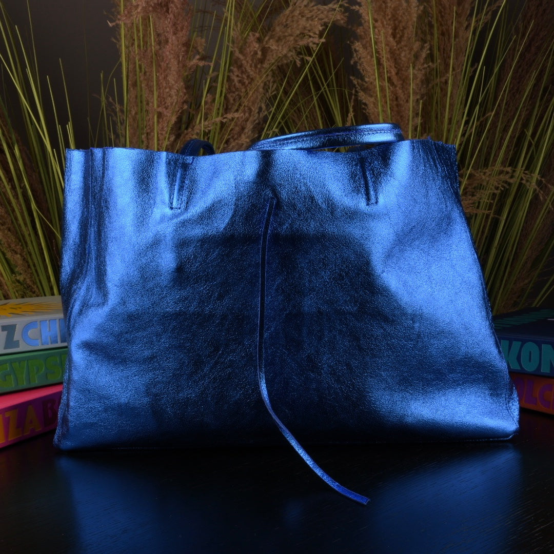 SHOPPER Bag Majorelle Large Leather