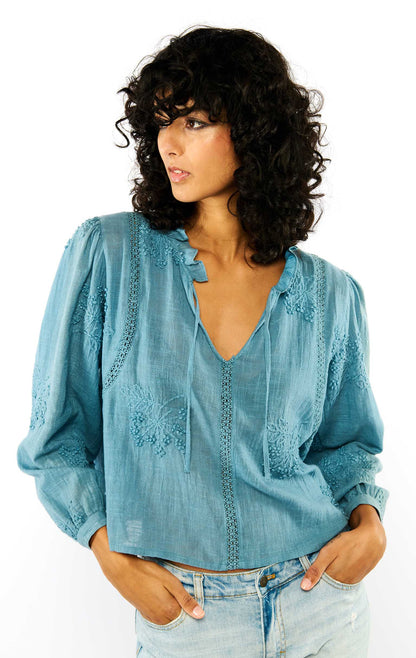 TERESA Shirt Blue