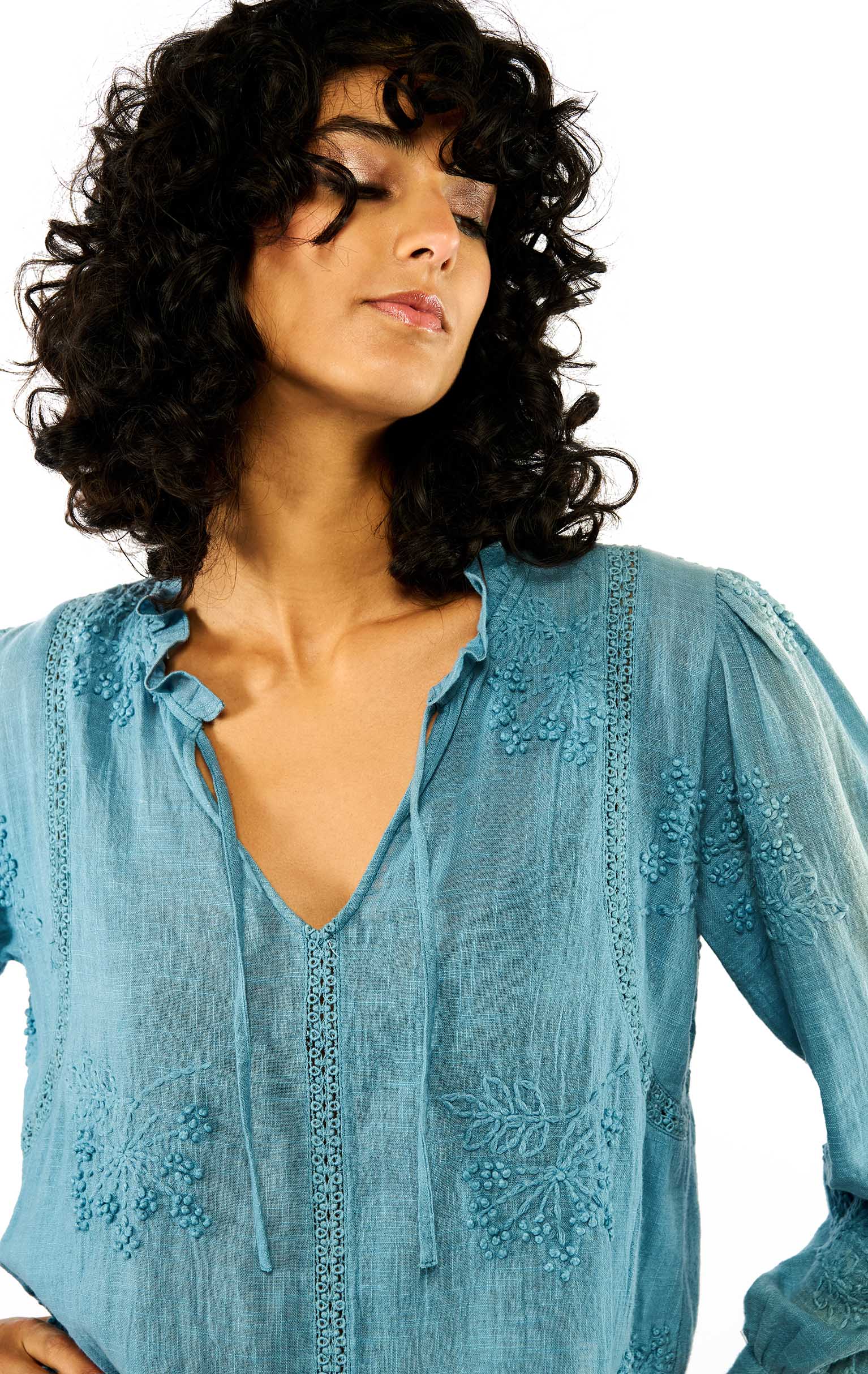 TERESA Shirt Blue
